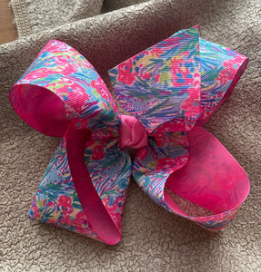 Peppy Floral Bow