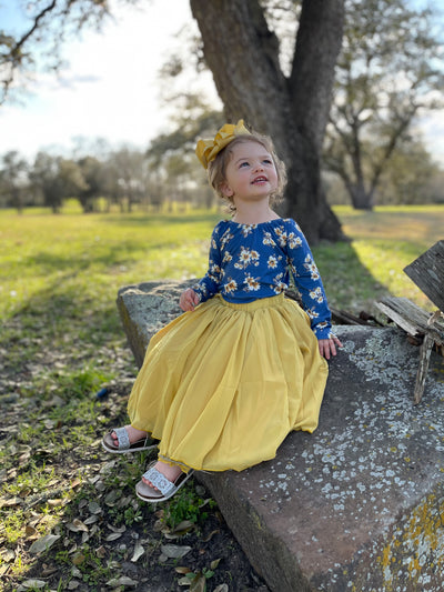 Aurora Maxi Skirt - Mustard – Sprinkles of Sage